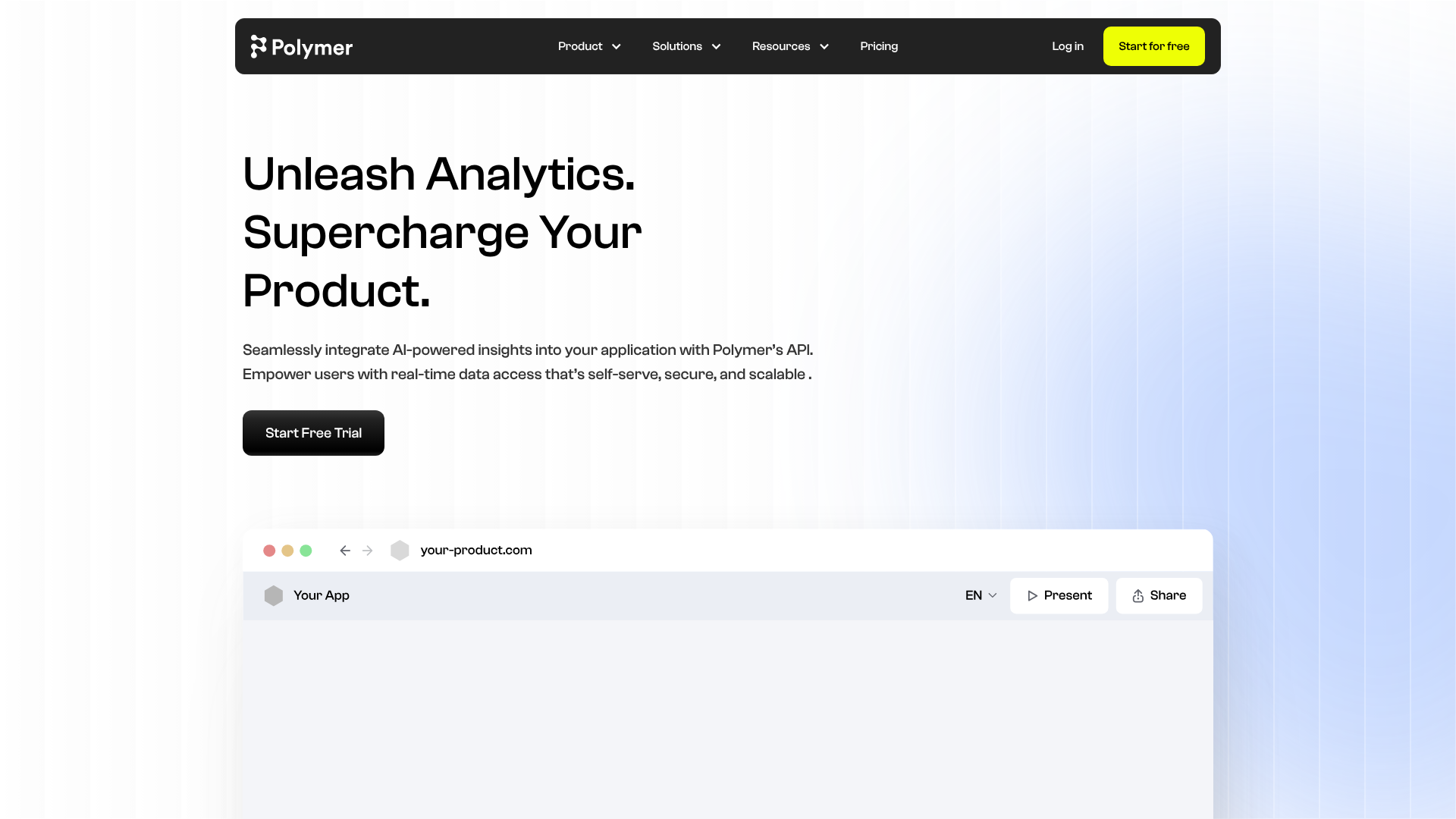 Polymer screenshot