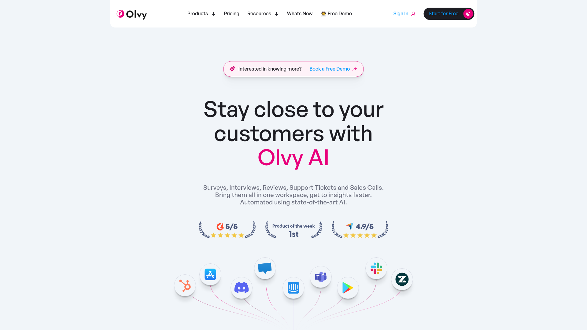 Olvy screenshot
