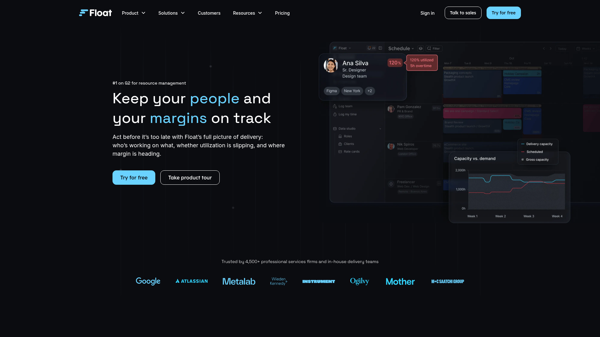 Float screenshot