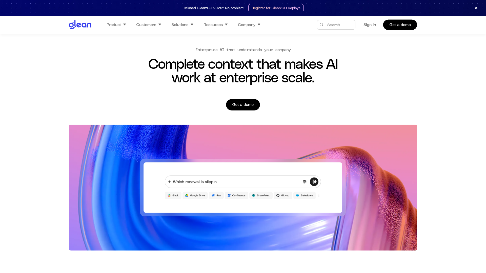 Glean screenshot