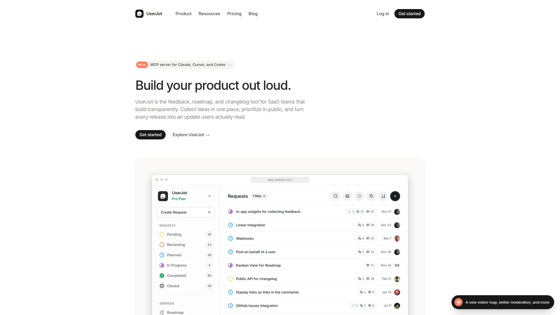 UserJot screenshot UserJot screenshot