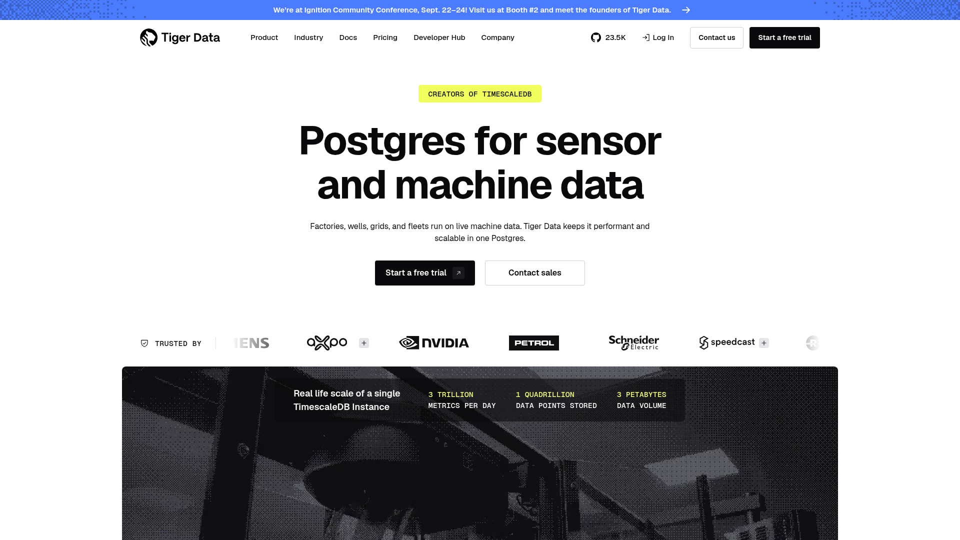 Tiger Data screenshot Tiger Data screenshot