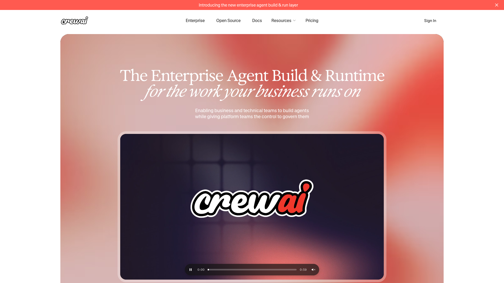 CrewAI screenshot CrewAI screenshot