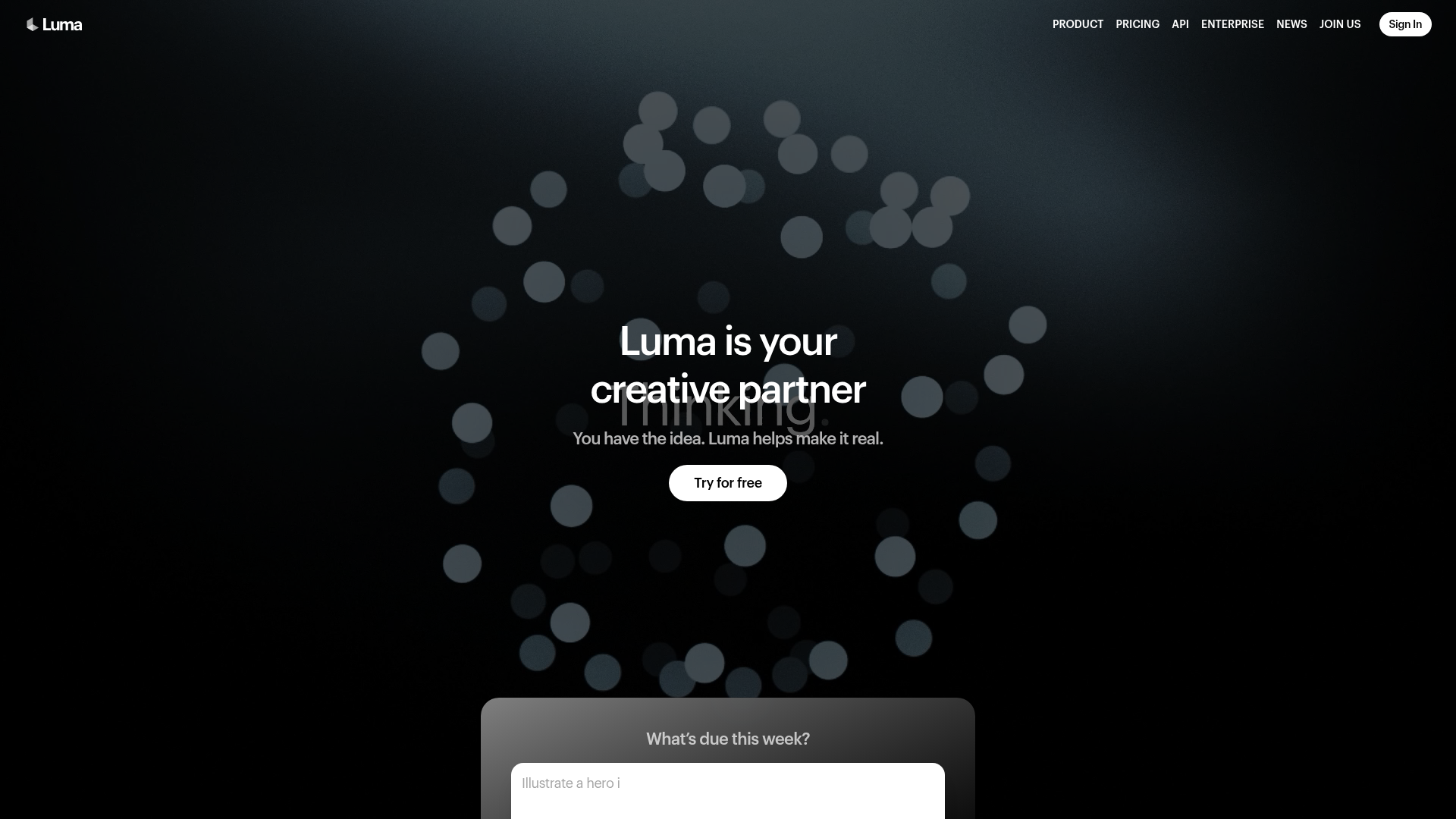 Luma AI screenshot Luma AI screenshot