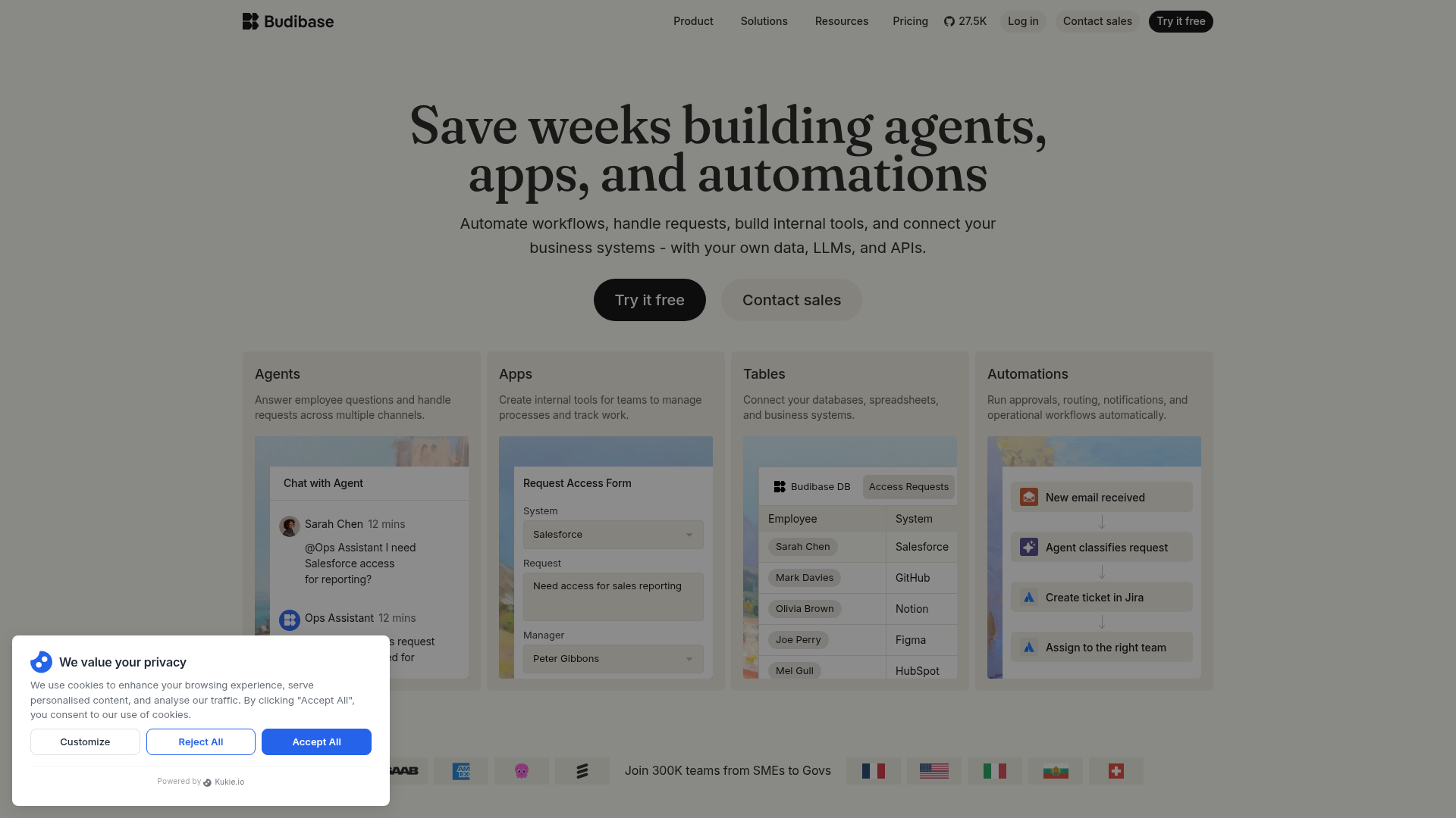 Budibase screenshot Budibase screenshot
