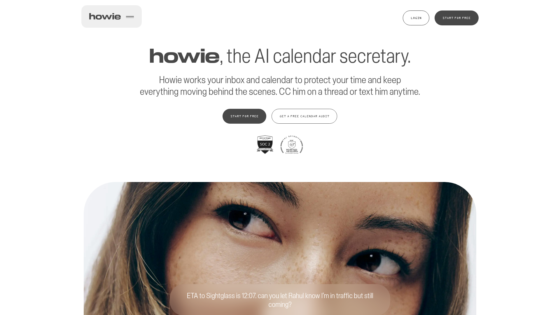 Howie screenshot Howie screenshot