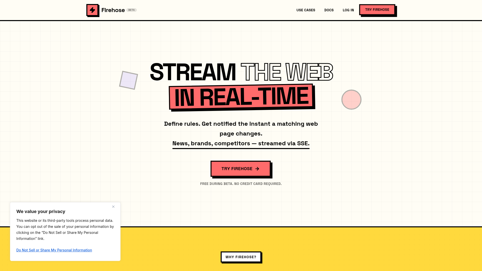 Firehose screenshot