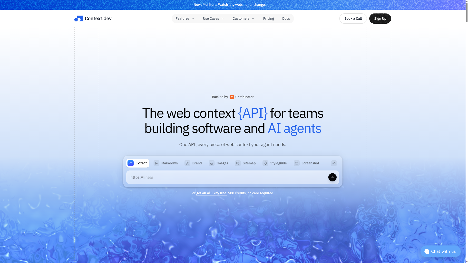 Contex.dev screenshot