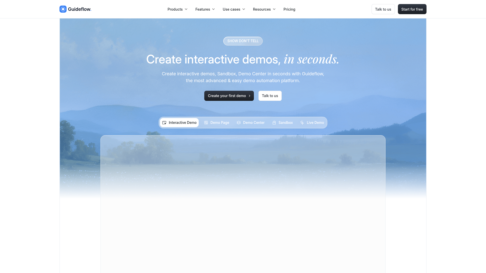 Guideflow screenshot