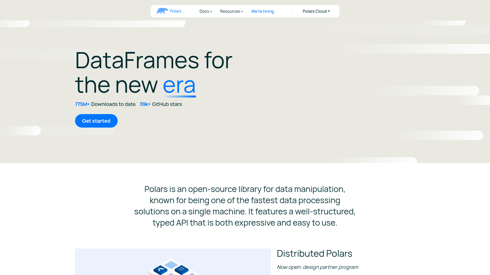 Polars screenshot Polars screenshot