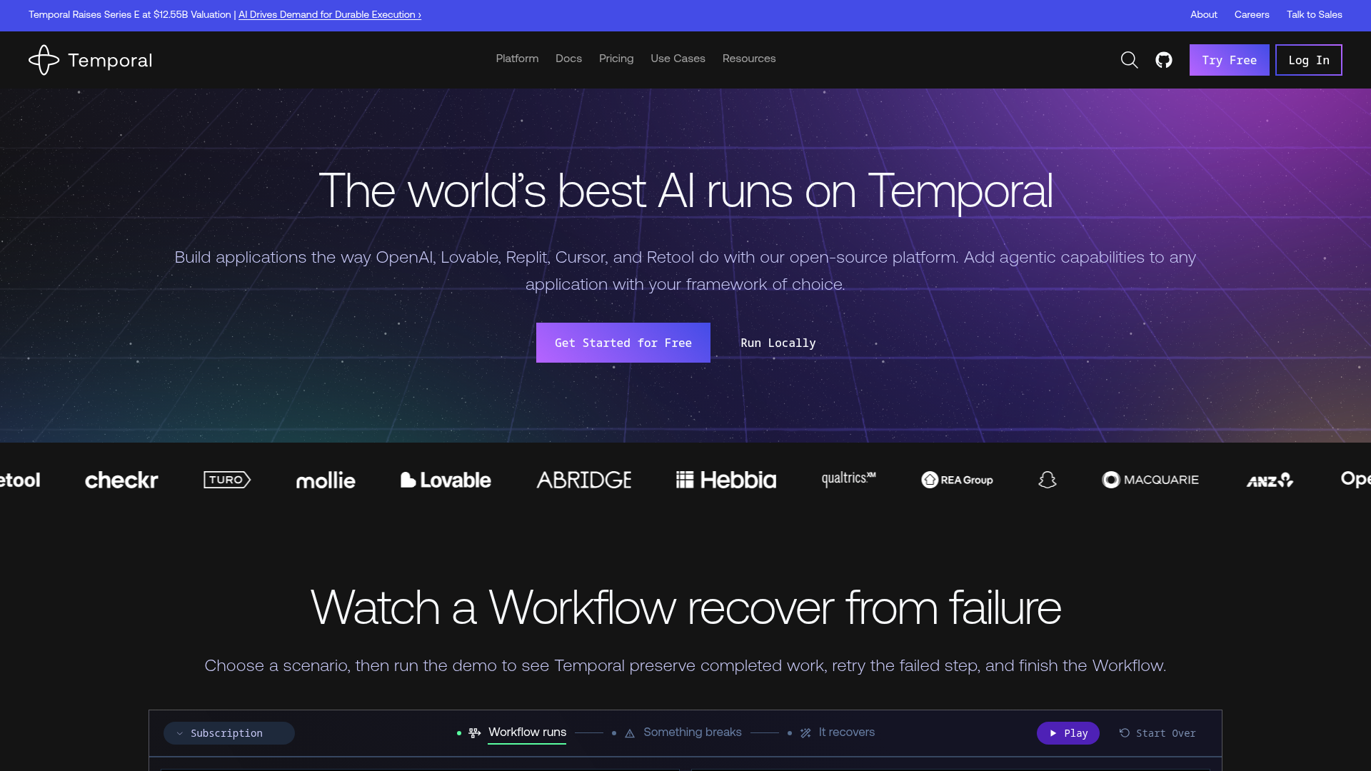 Temporal screenshot Temporal screenshot