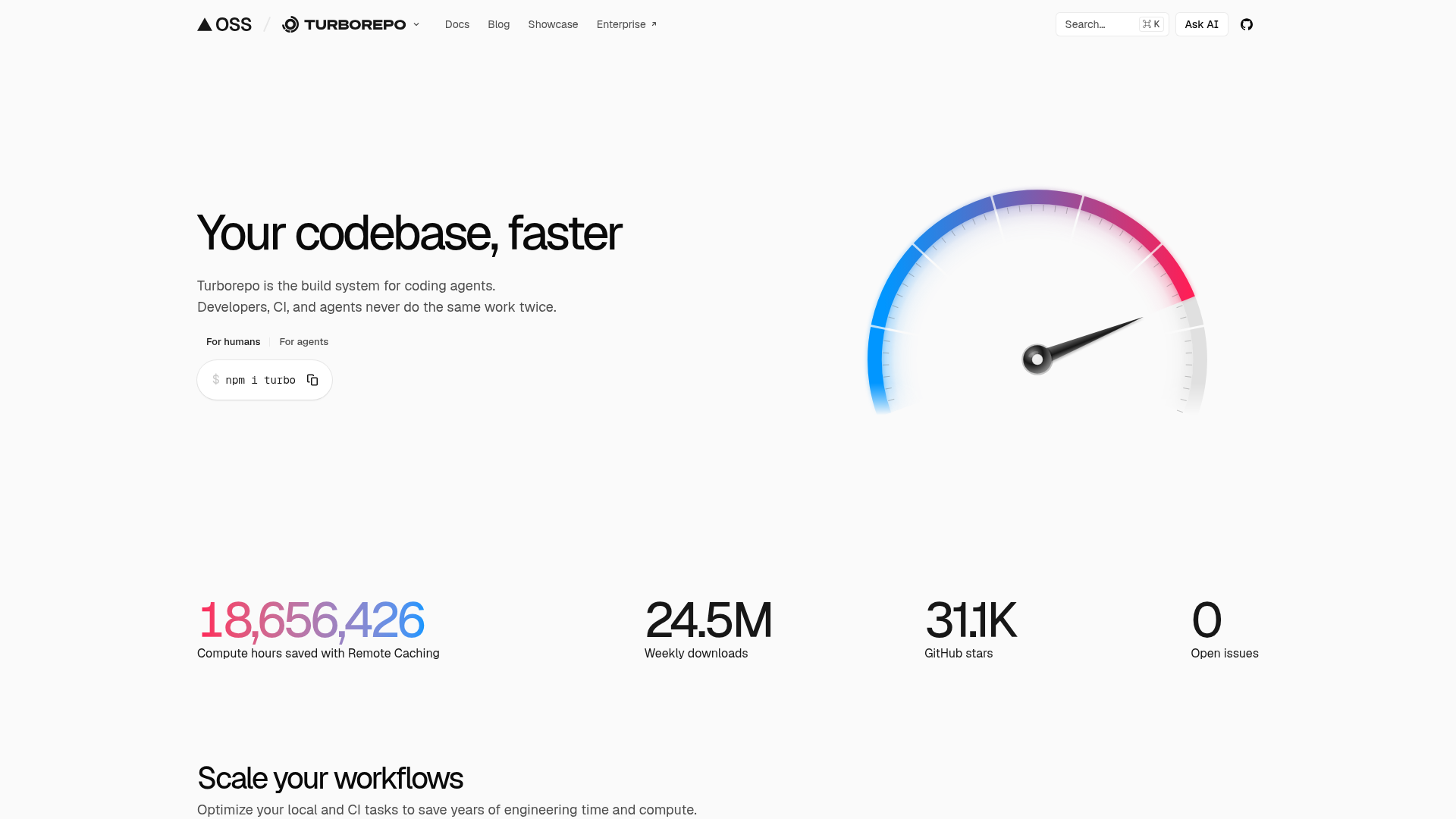Turborepo screenshot