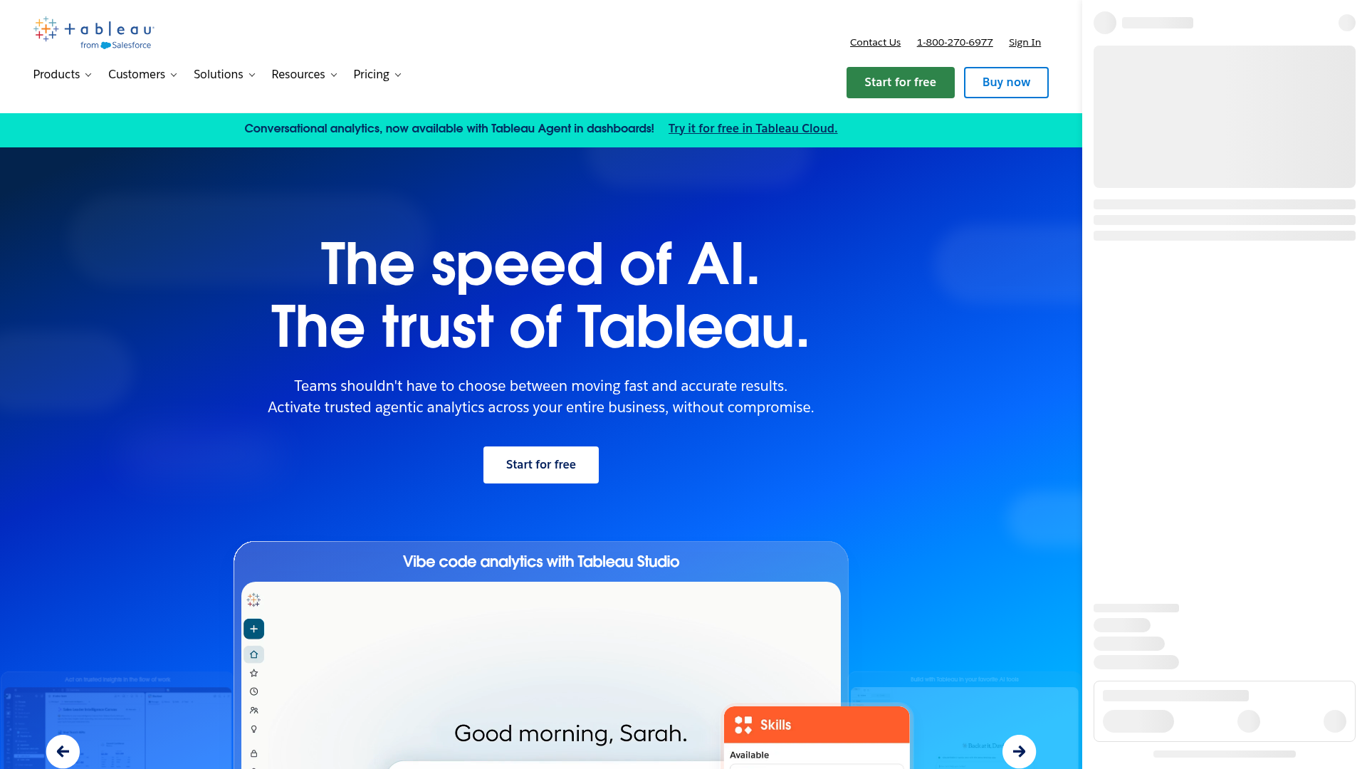 Tableau screenshot Tableau screenshot