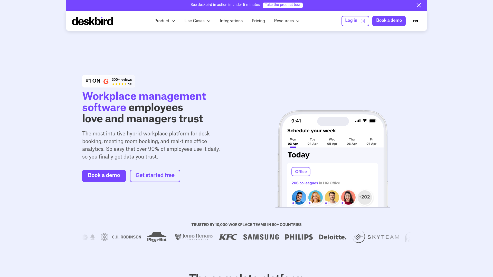 deskbird screenshot