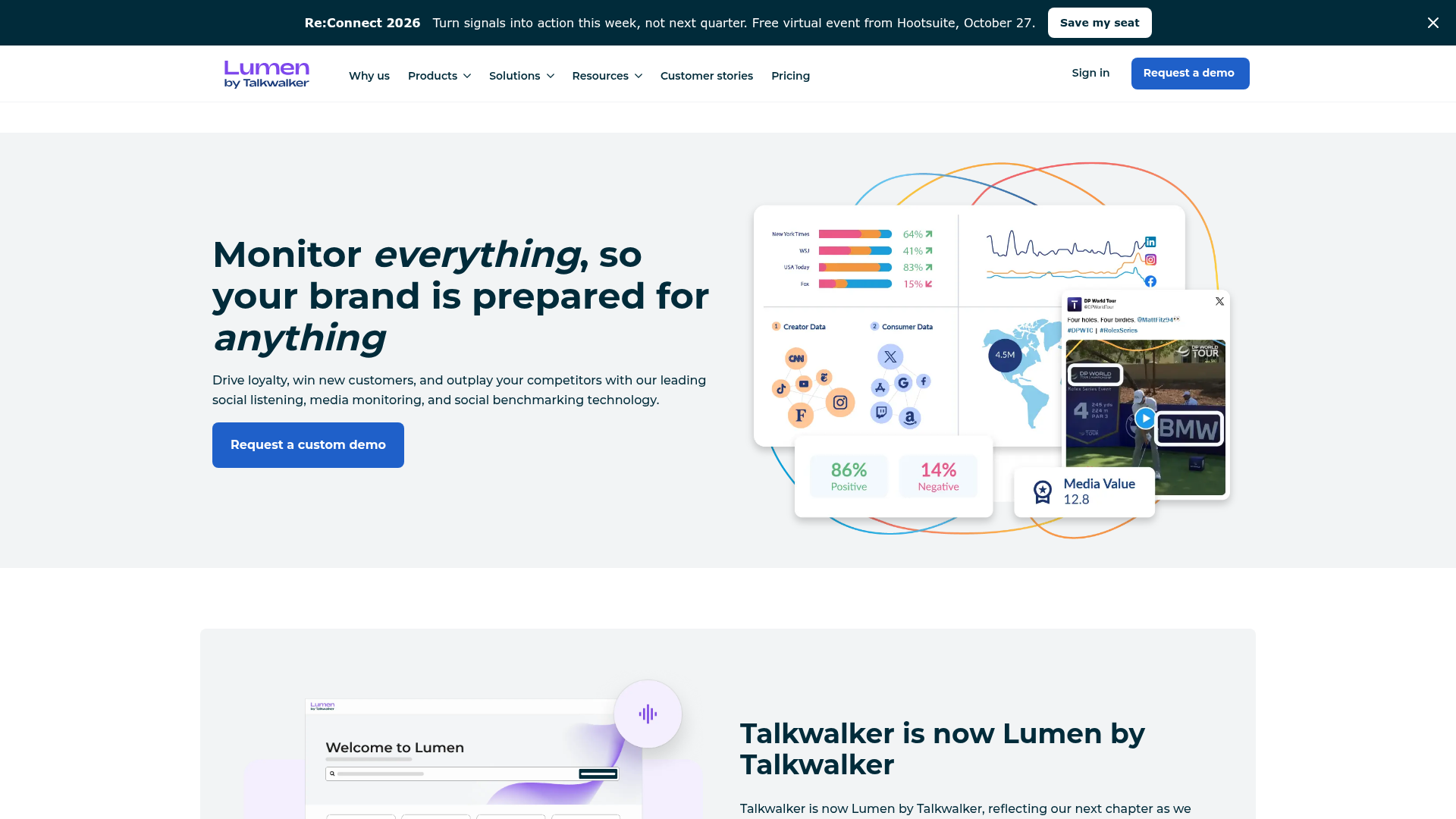 Talkwalker screenshot Talkwalker screenshot