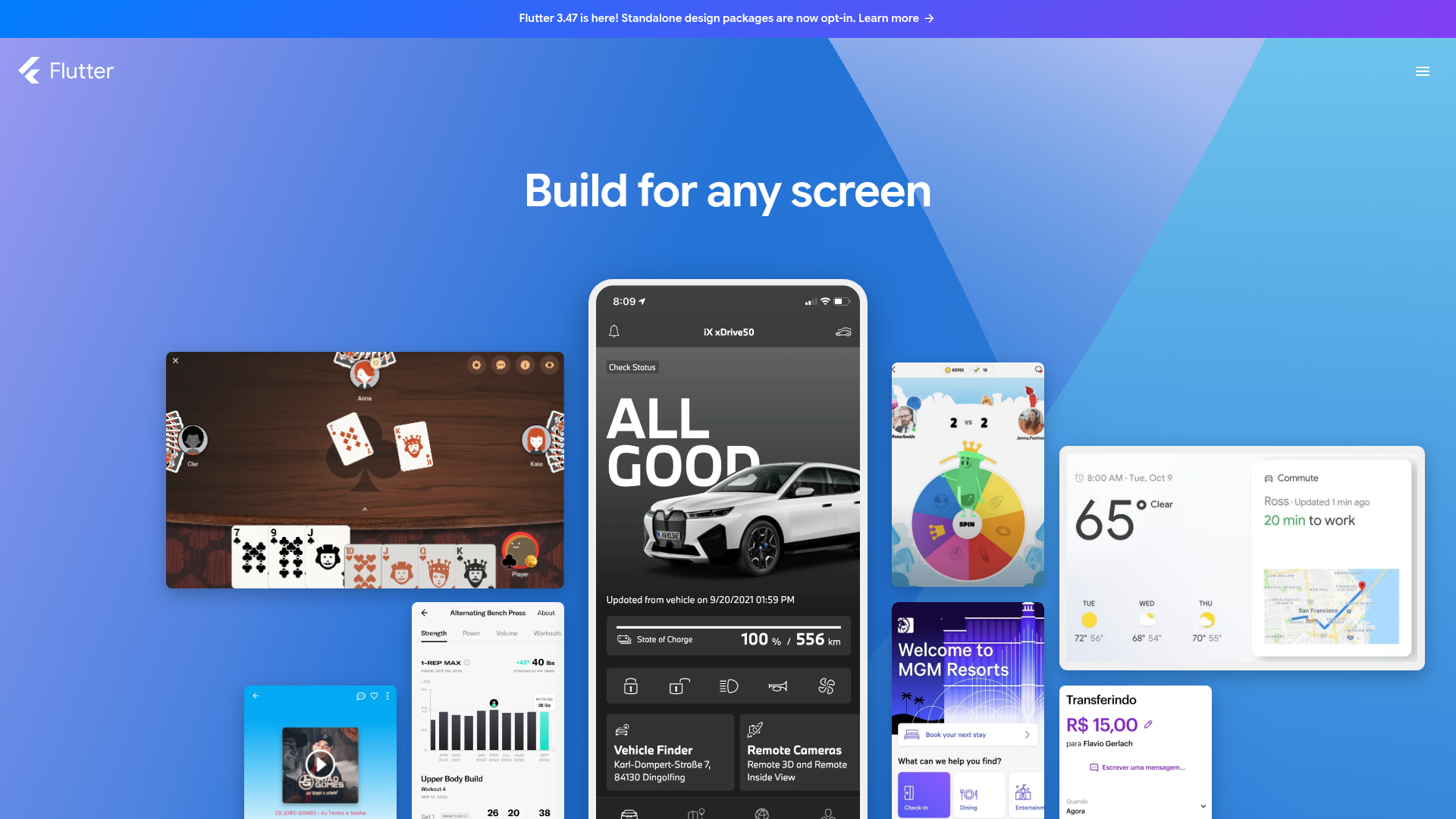 Flutter screenshot