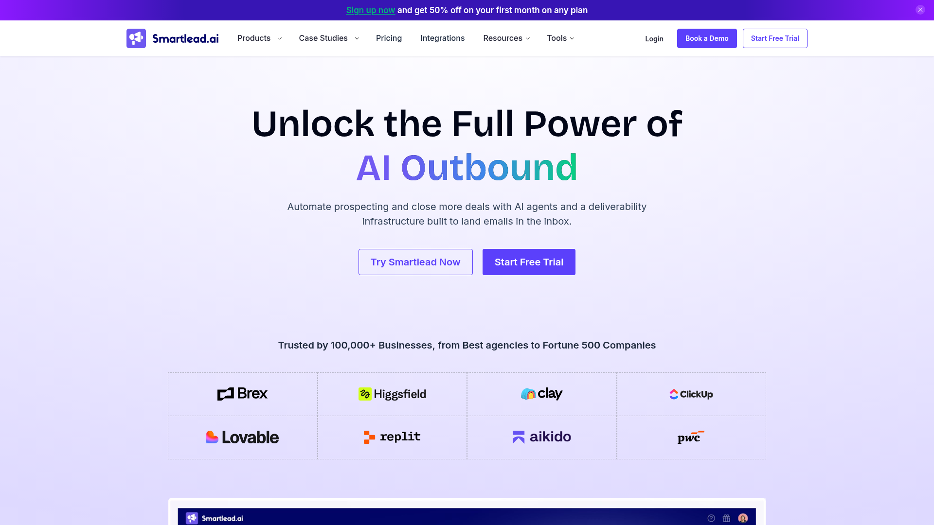 Smartlead screenshot