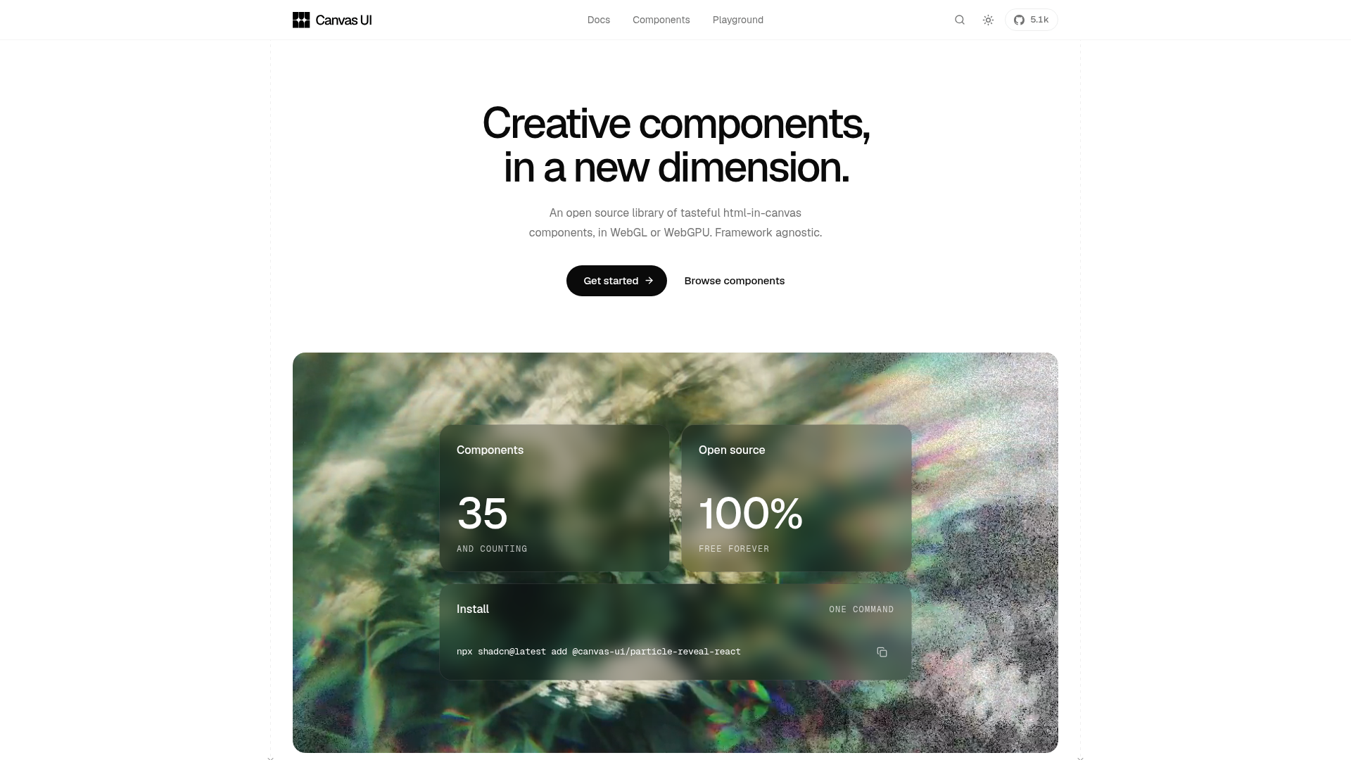 Canvas UI screenshot