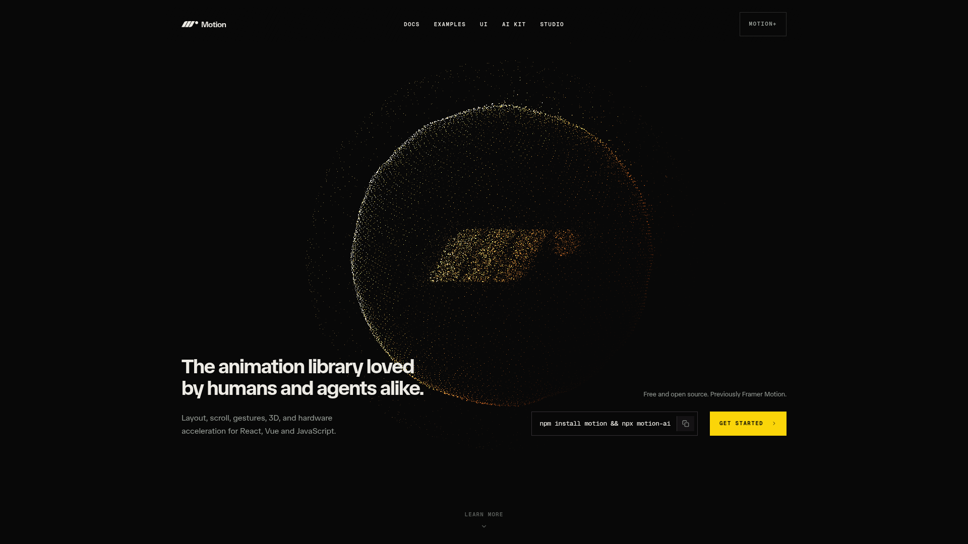 Motion UI screenshot