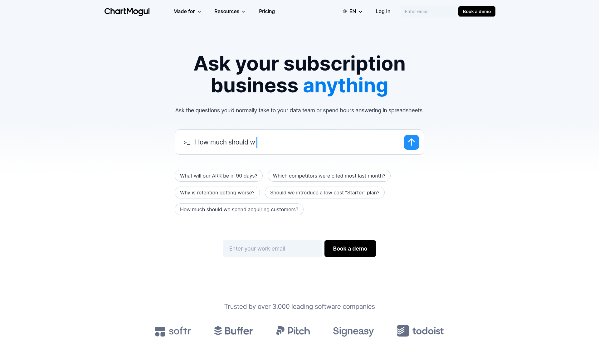 Chartmogul screenshot Chartmogul screenshot