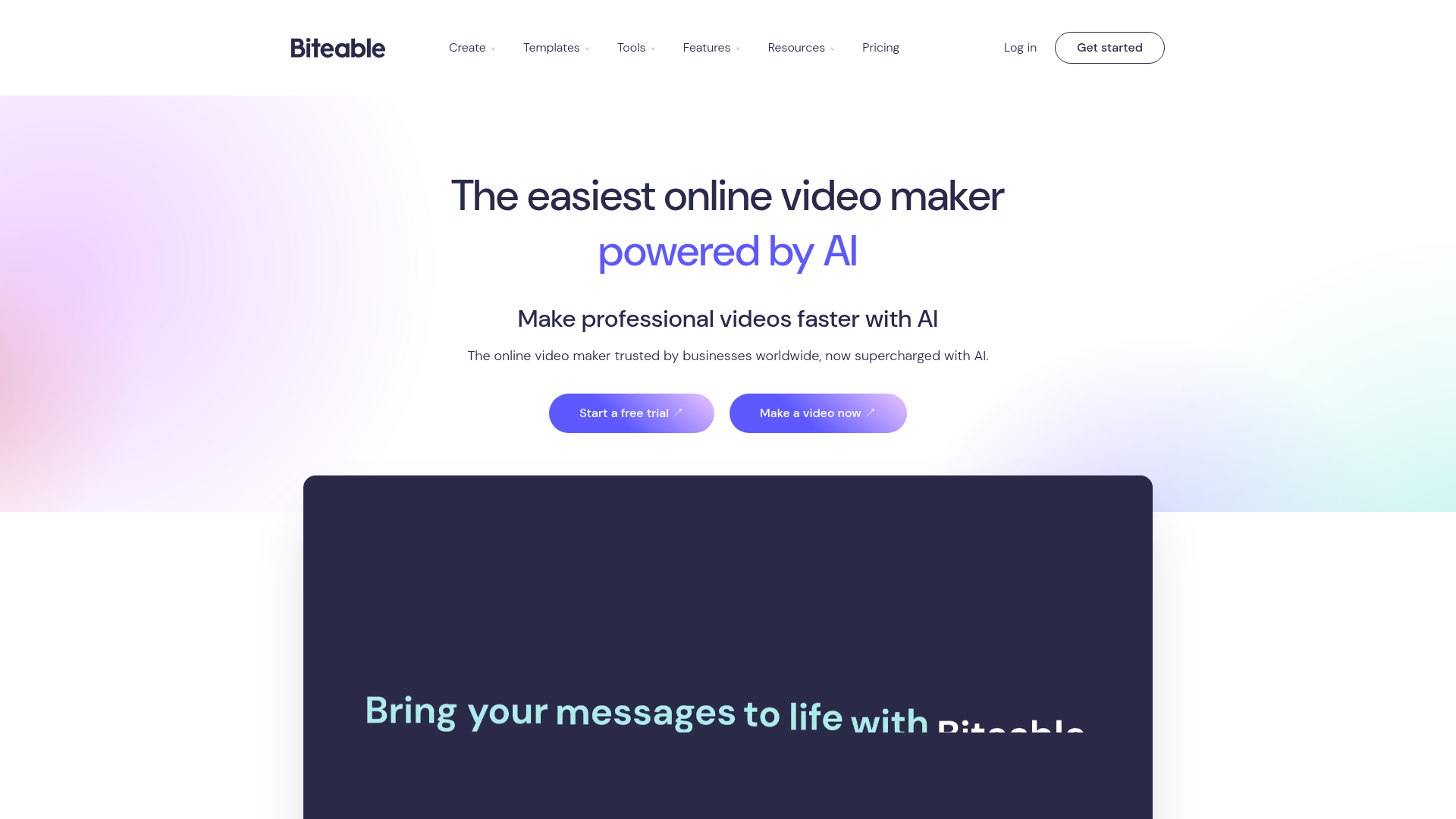 Biteable screenshot Biteable screenshot