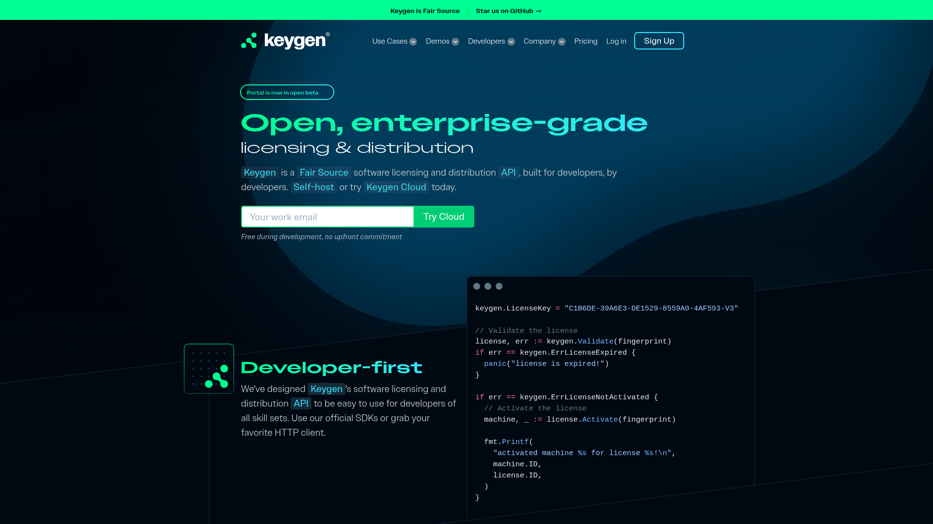 Keygen screenshot Keygen screenshot