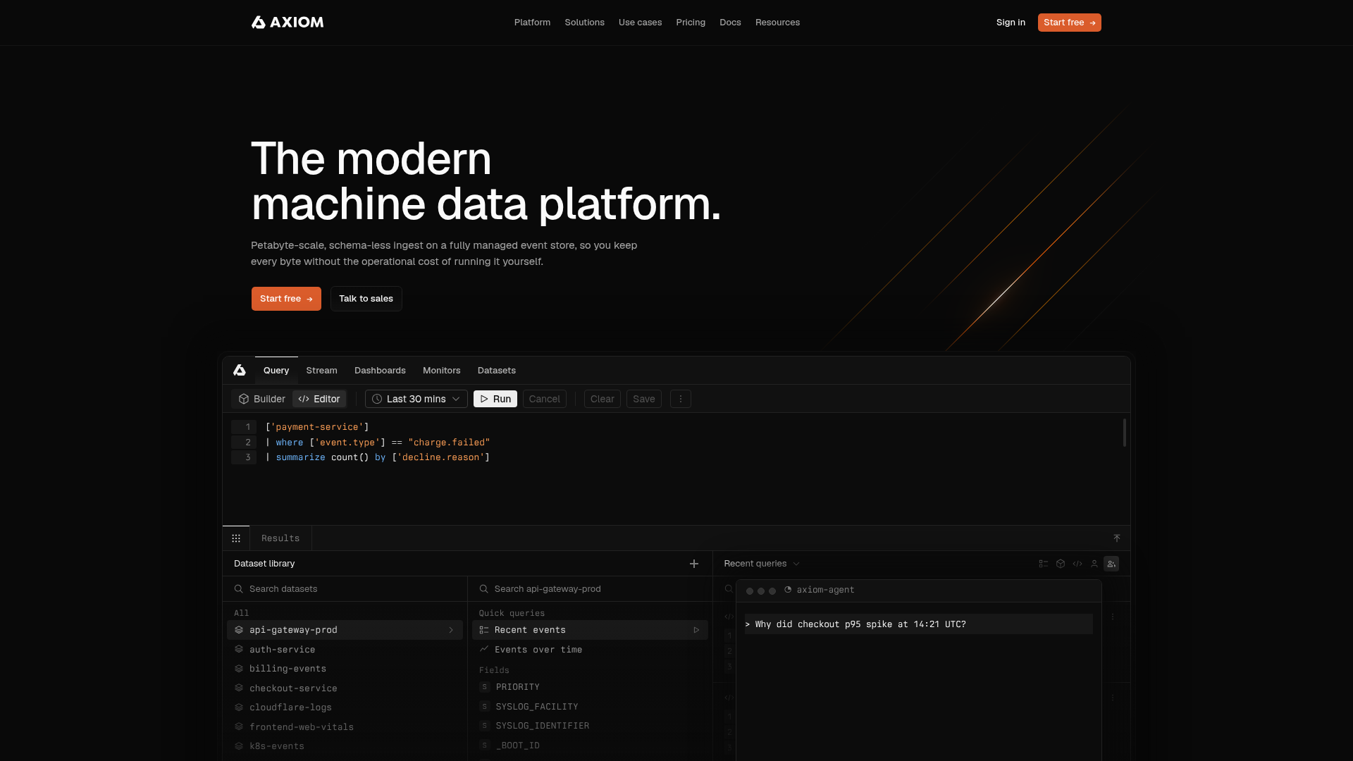 Axiom screenshot Axiom screenshot