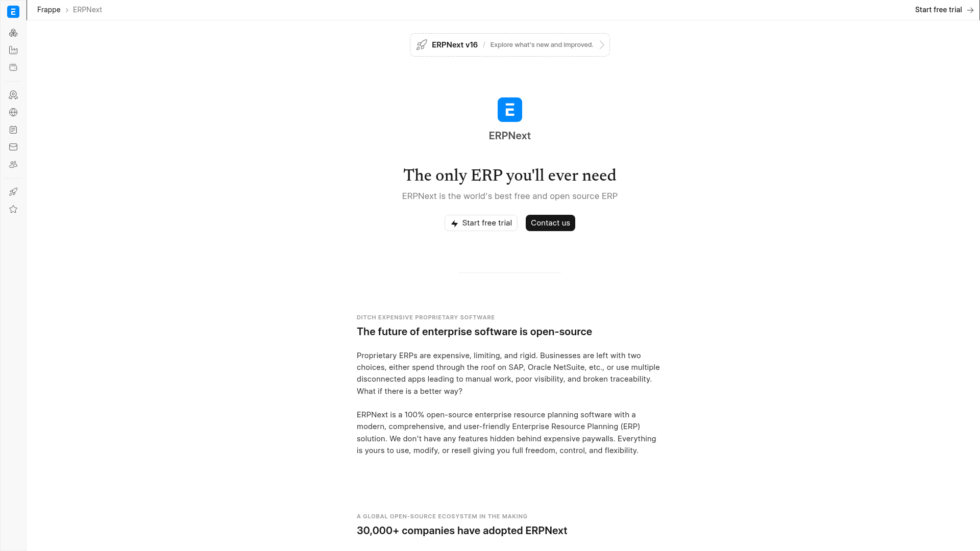 ERPNext screenshot ERPNext screenshot