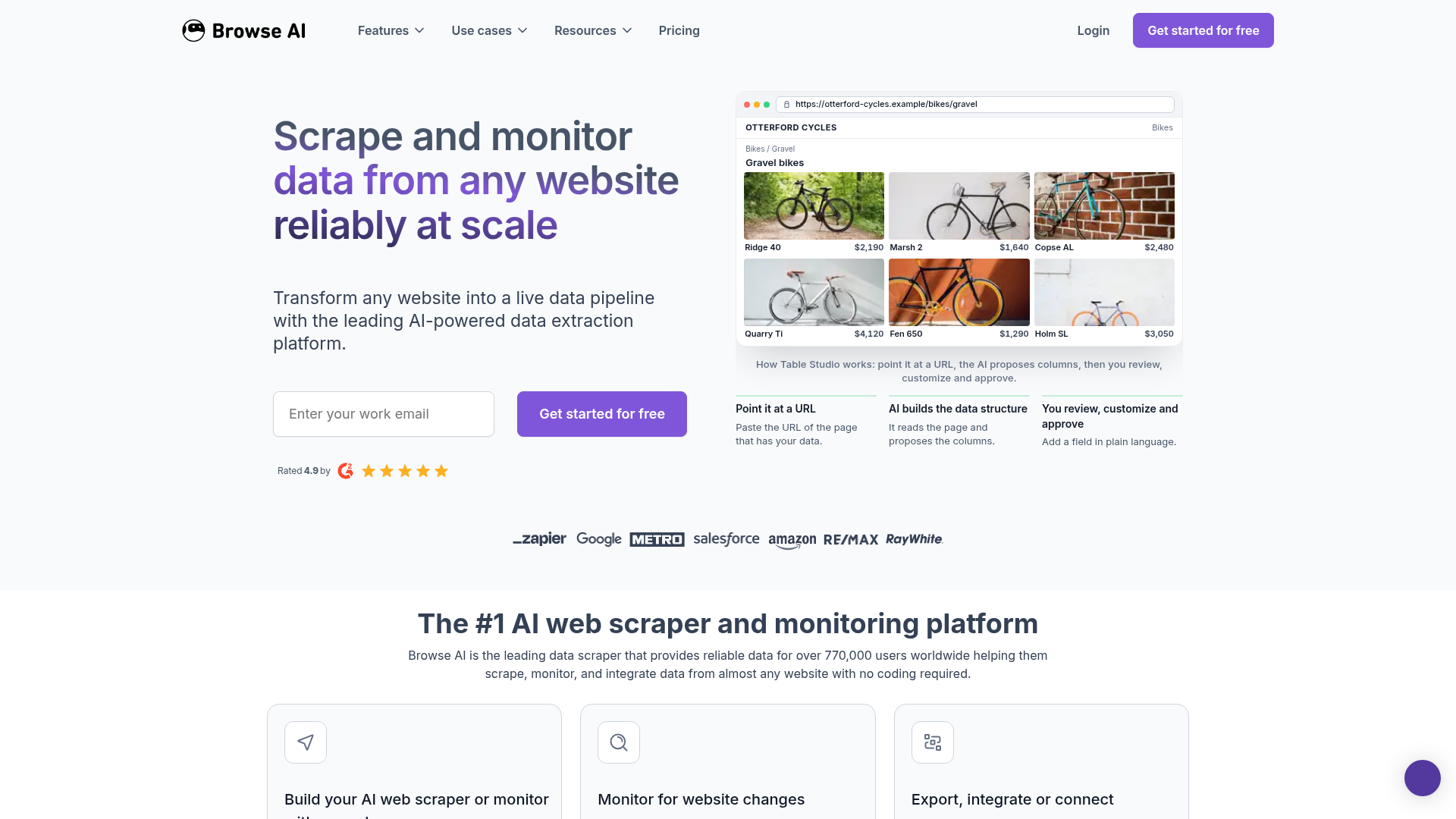 Browse AI screenshot Browse AI screenshot