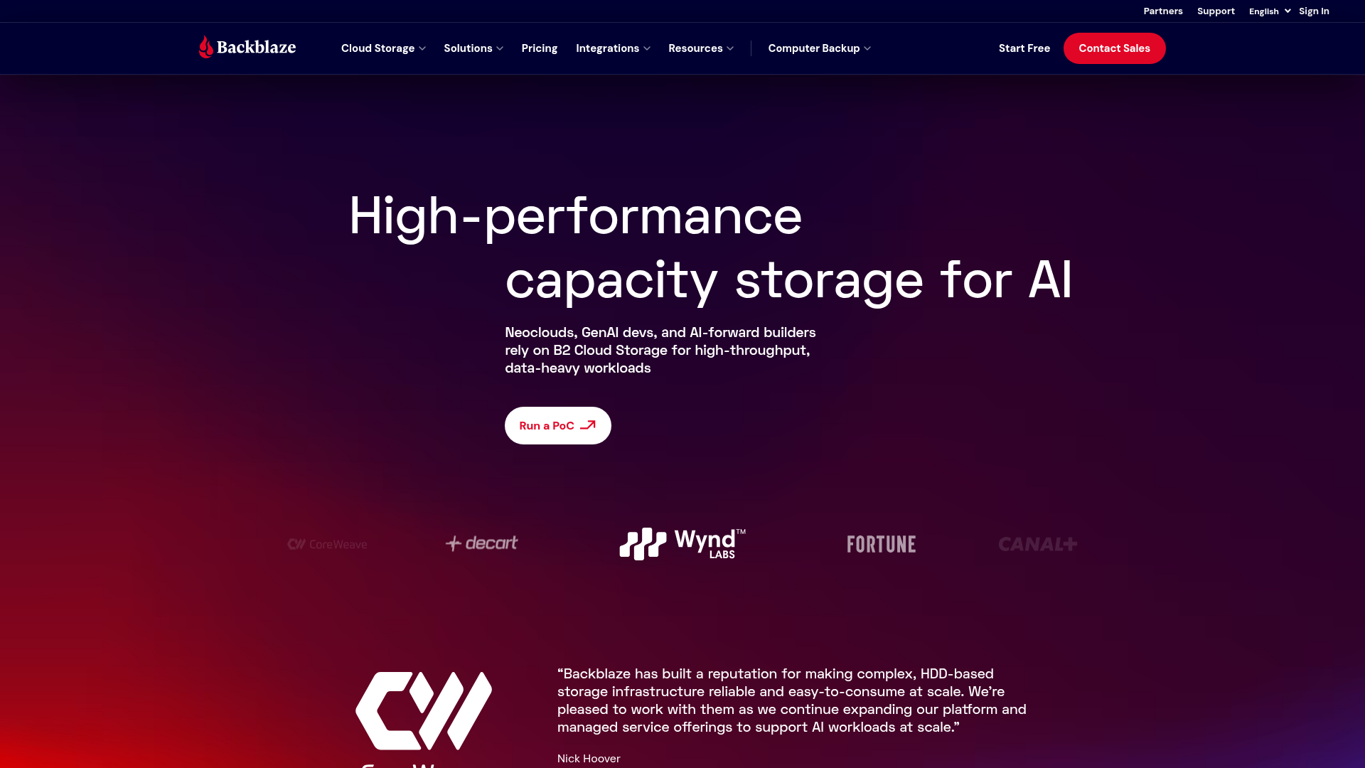Backblaze screenshot Backblaze screenshot