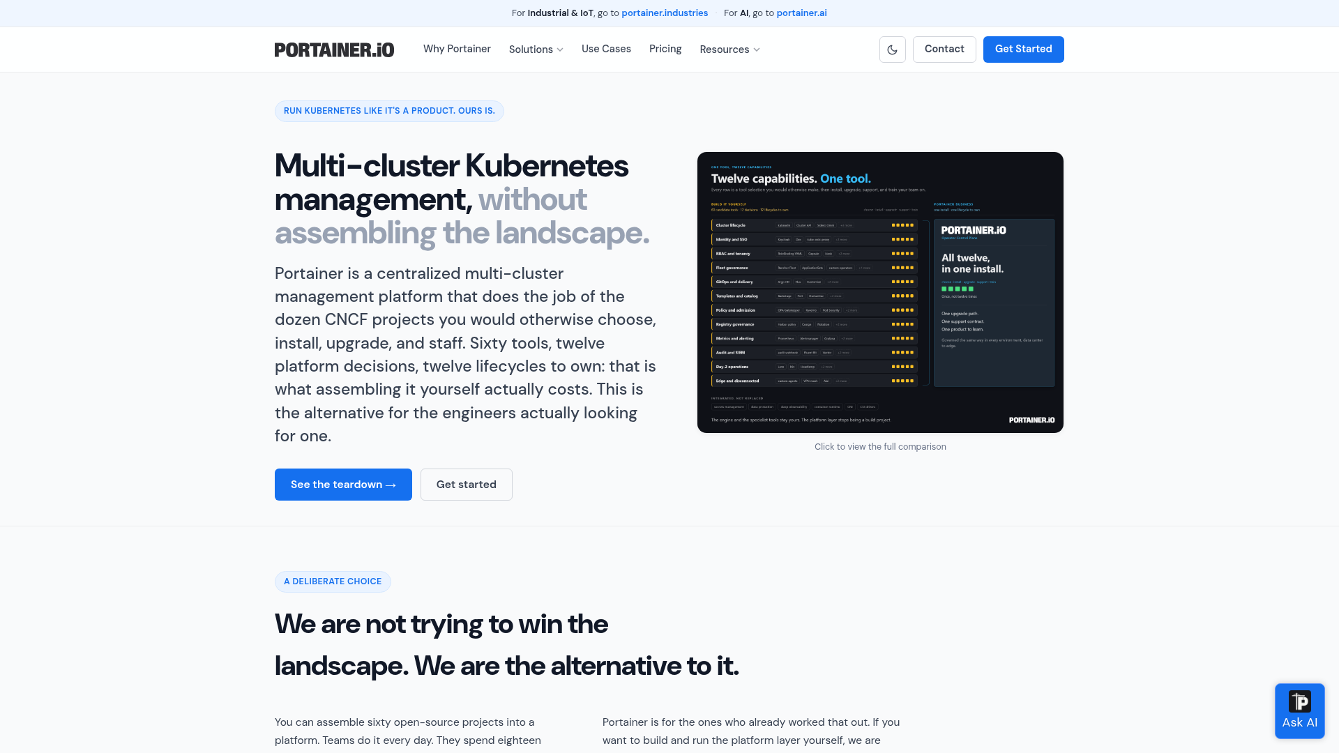 Portainer screenshot Portainer screenshot