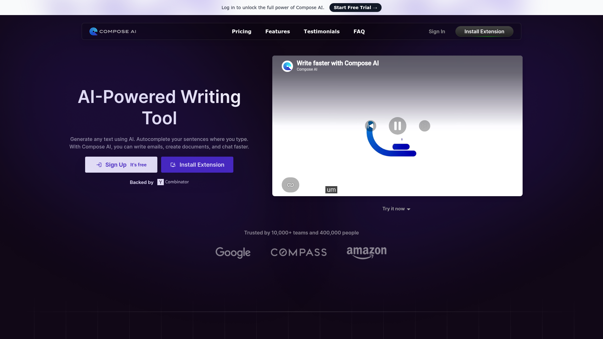 Compose AI screenshot Compose AI screenshot