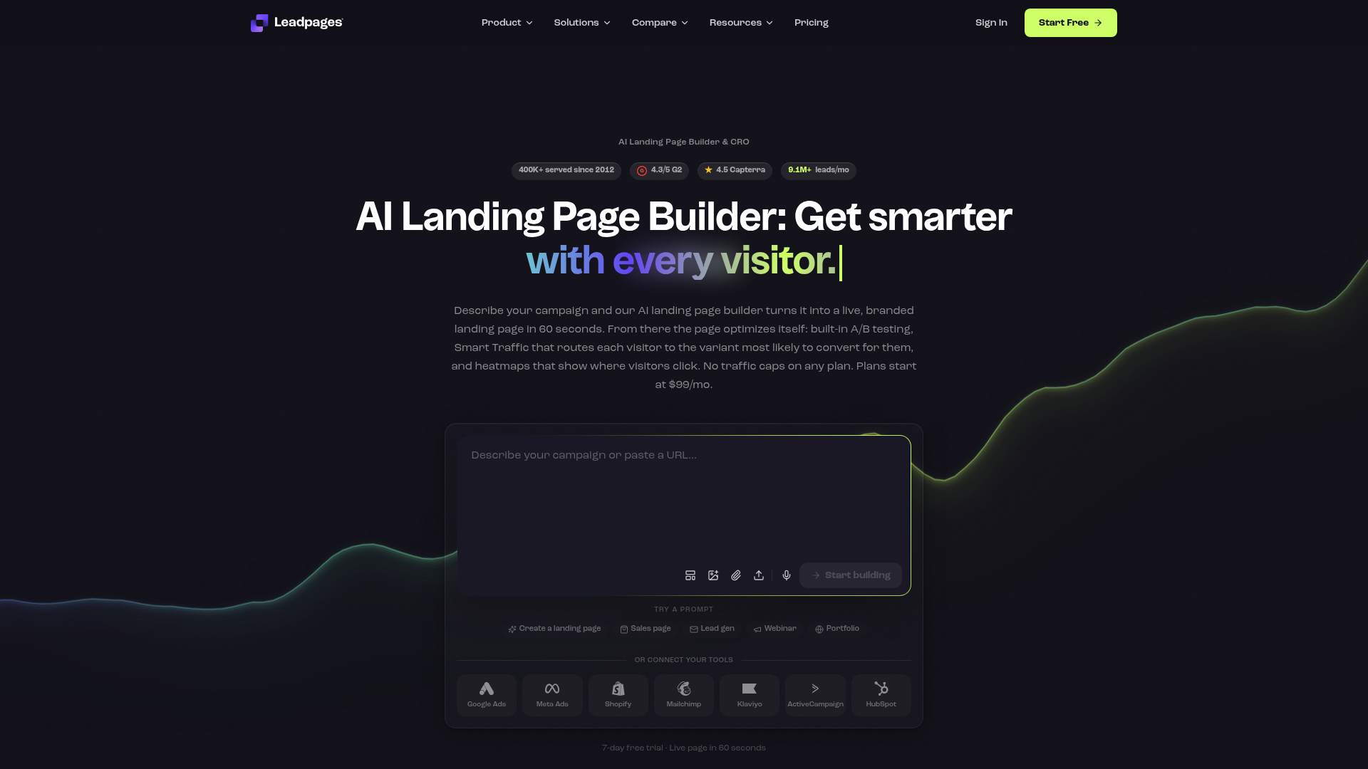 Leadpages screenshot Leadpages screenshot