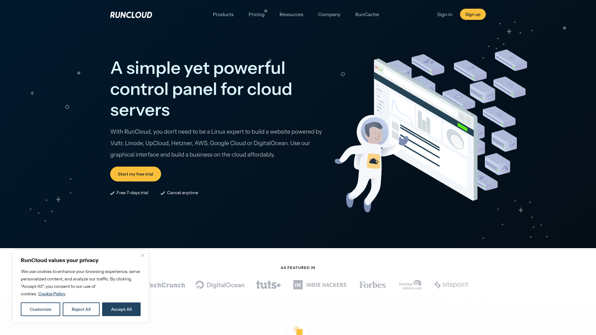 RunCloud screenshot RunCloud screenshot