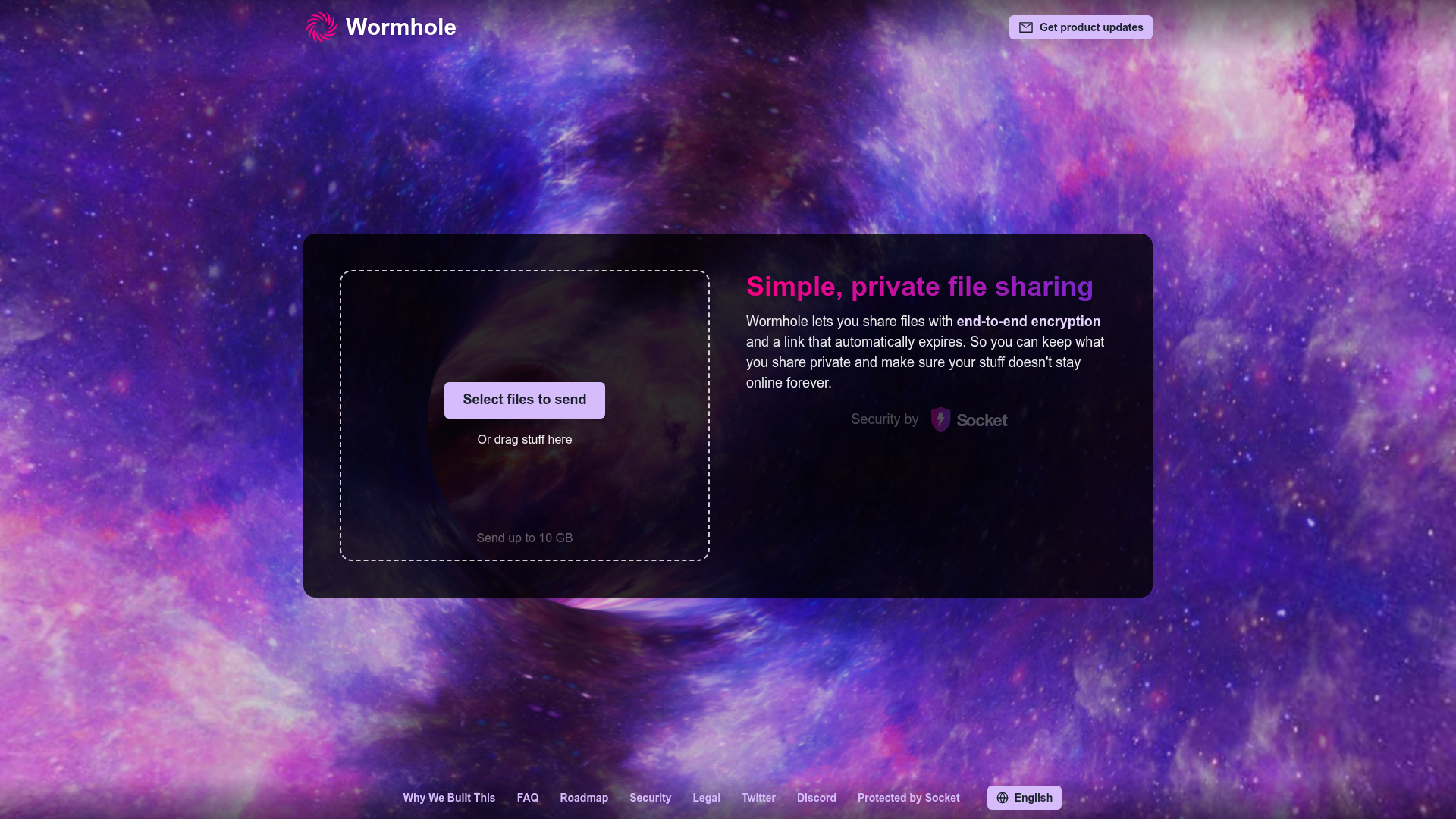 Wormhole screenshot Wormhole screenshot