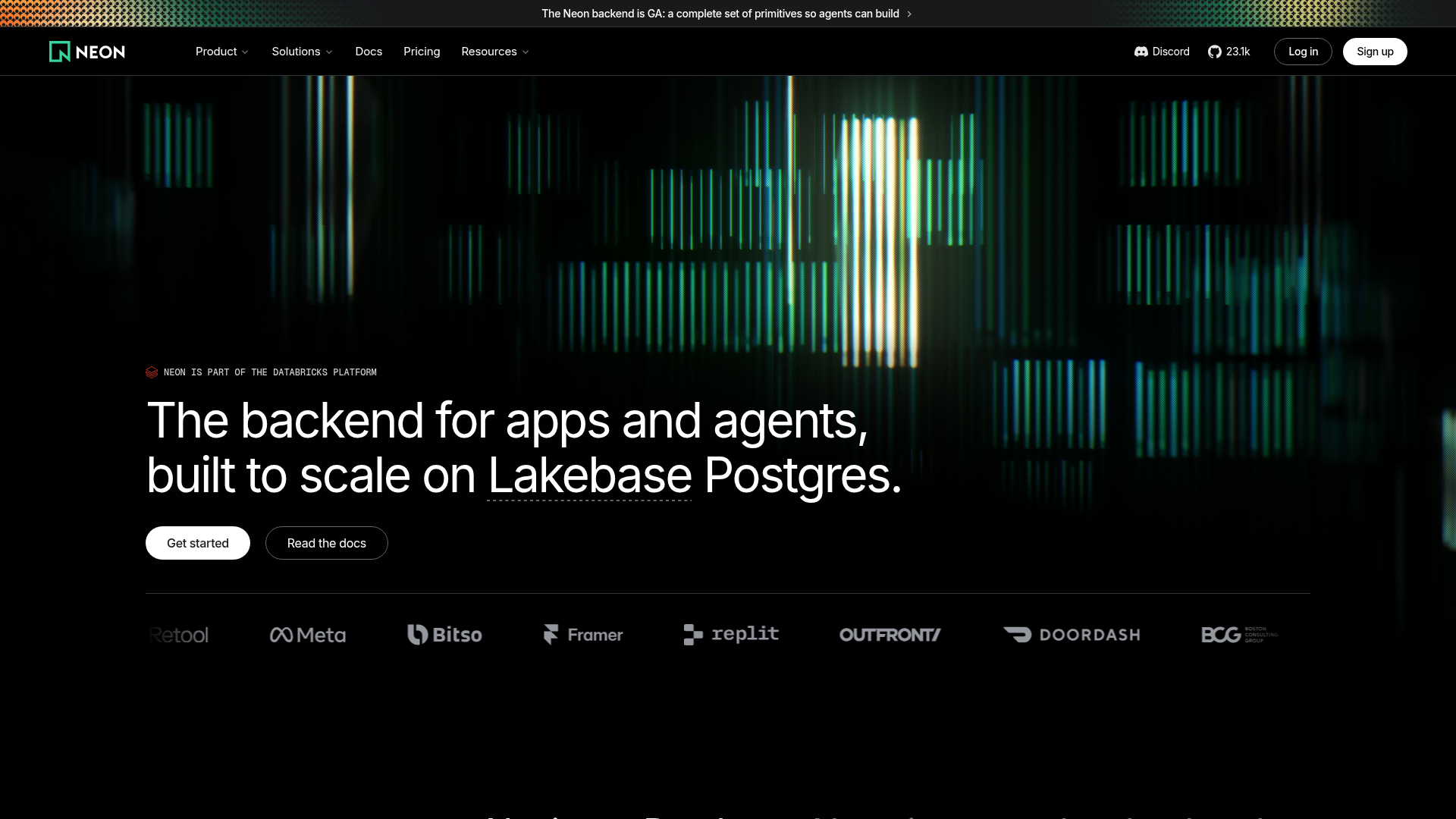 Neon screenshot Neon screenshot