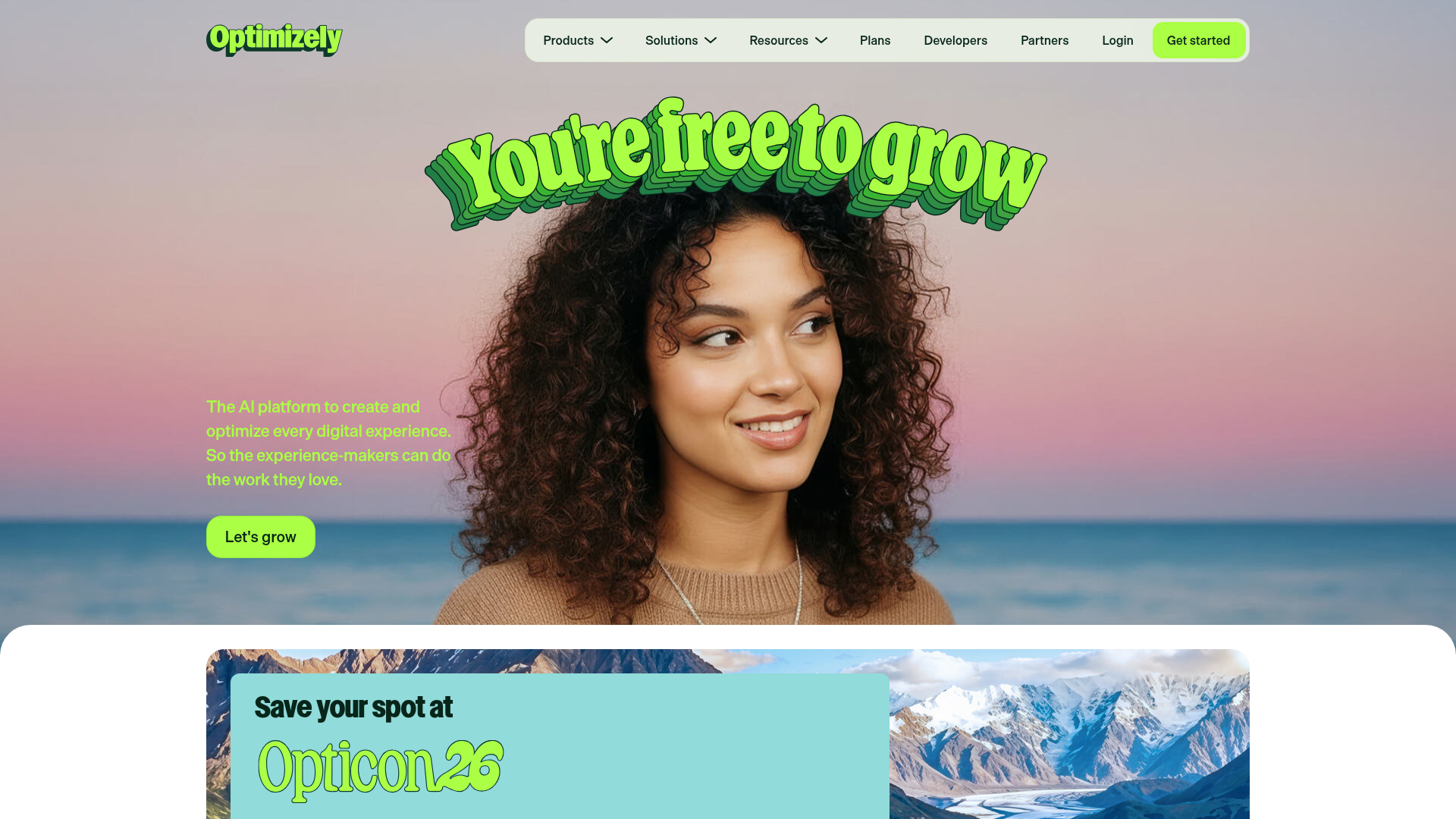 Optimizely screenshot Optimizely screenshot