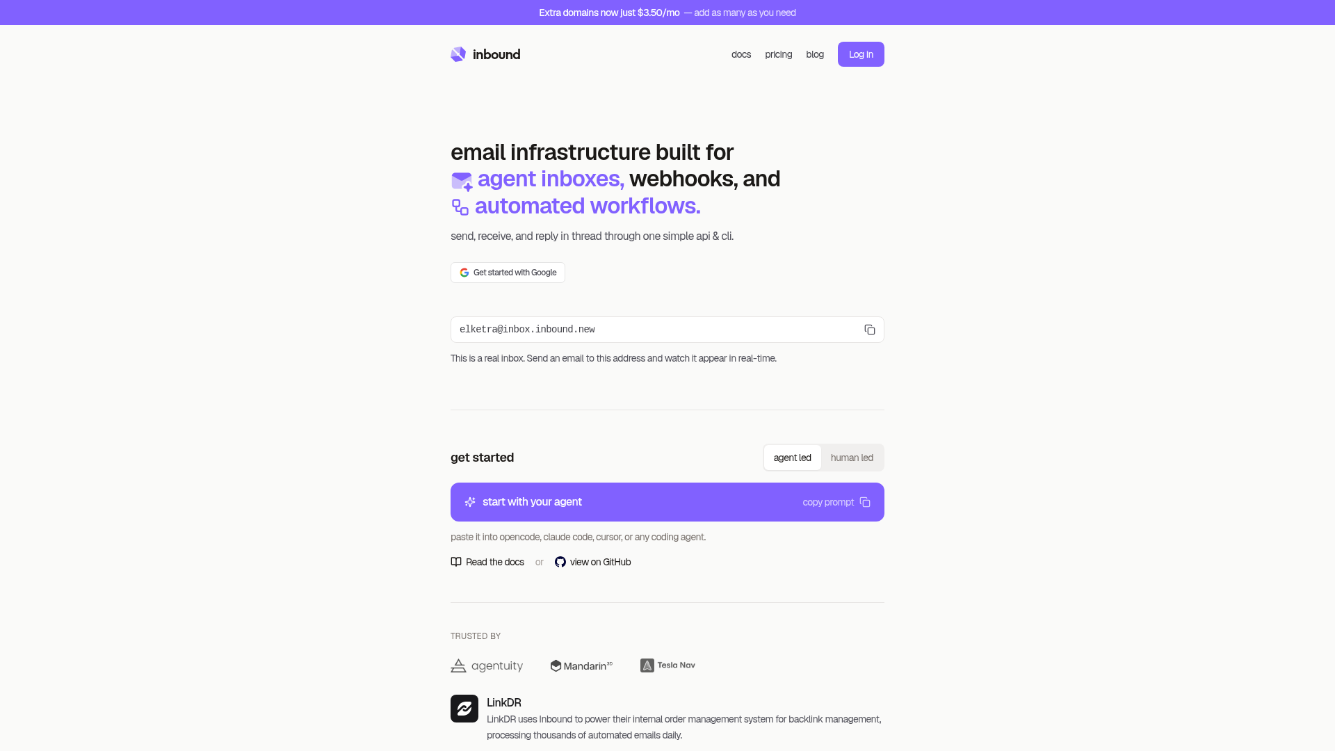 inbound screenshot inbound screenshot