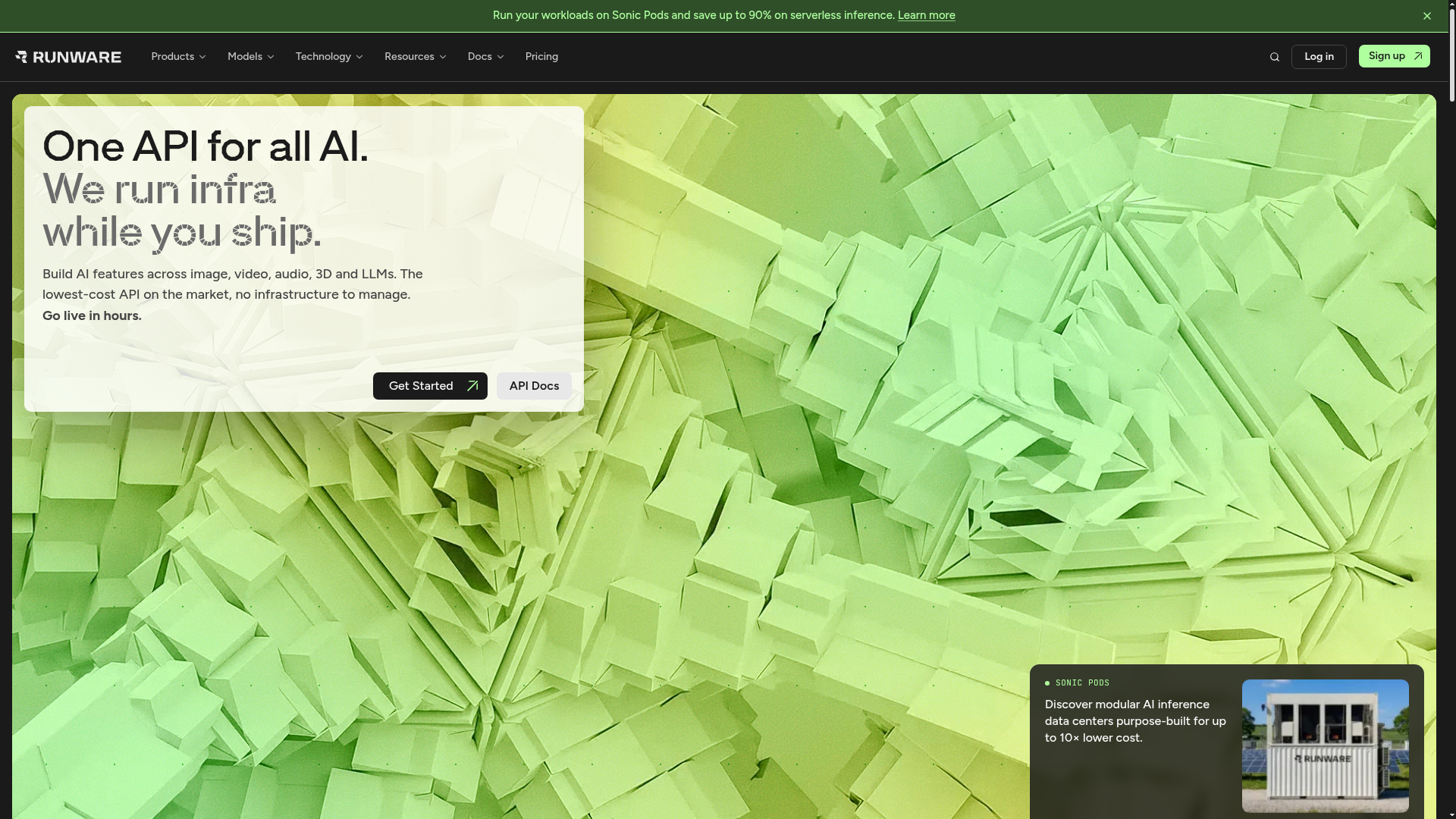 Runware screenshot Runware screenshot