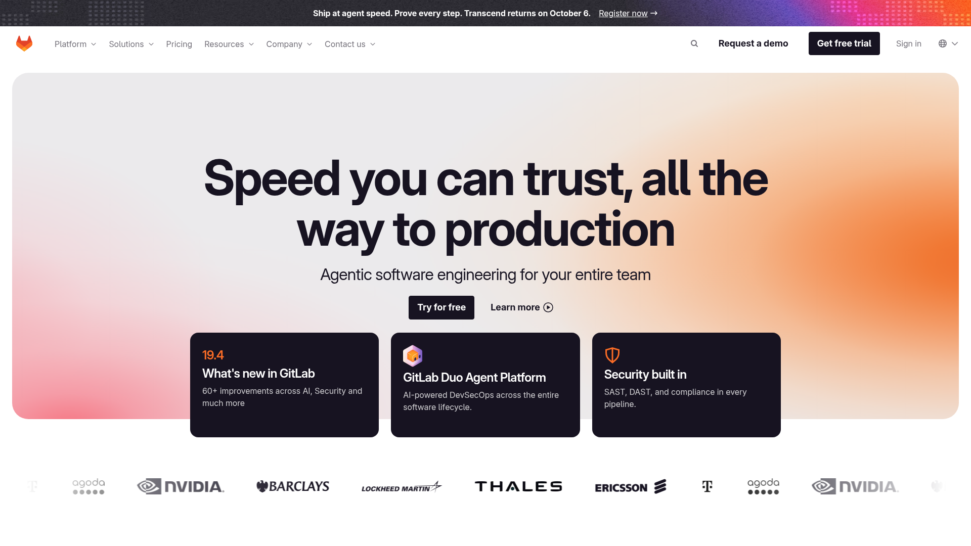 GitLab screenshot GitLab screenshot