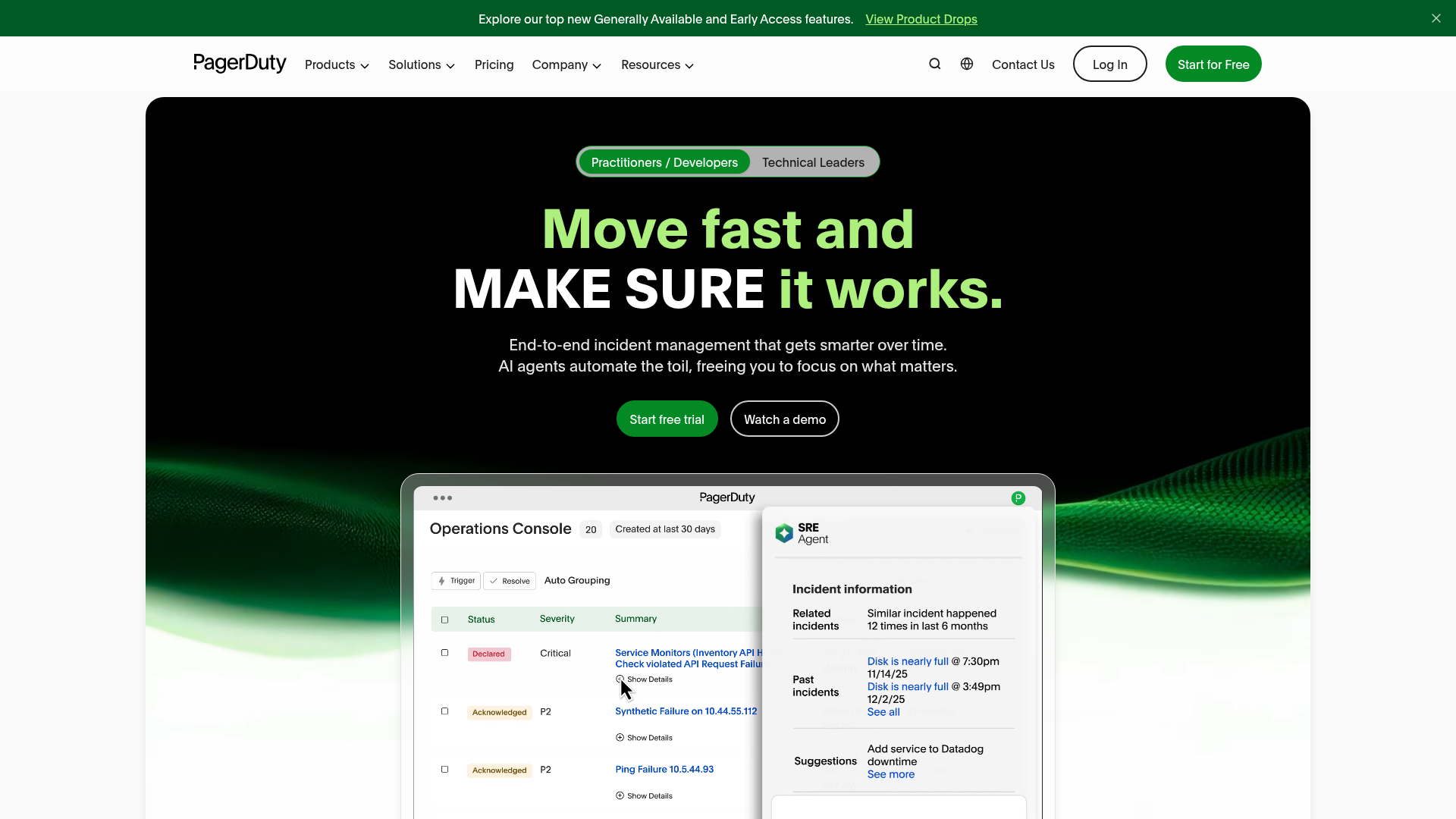 PagerDuty screenshot PagerDuty screenshot