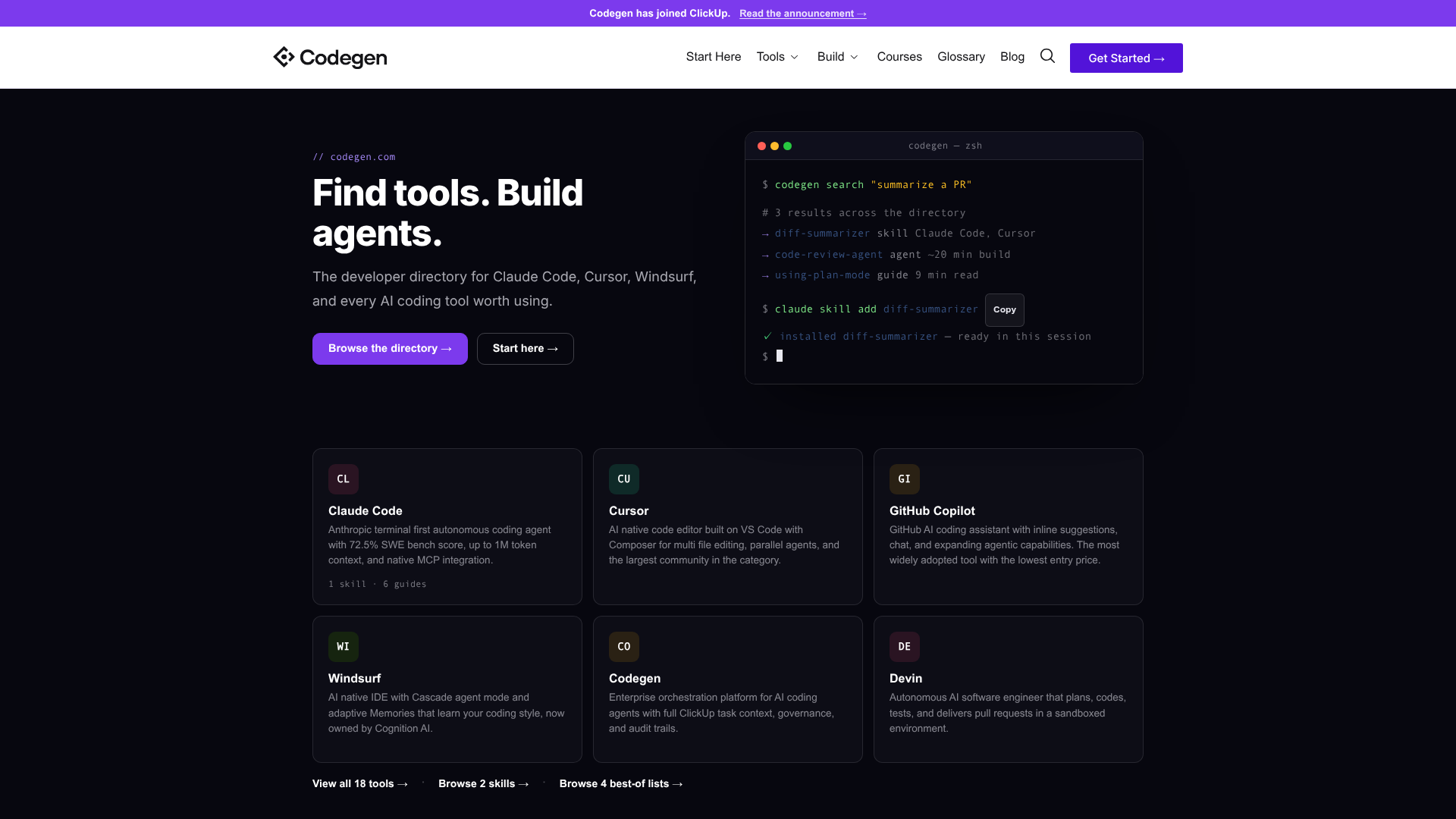 Codegen screenshot
