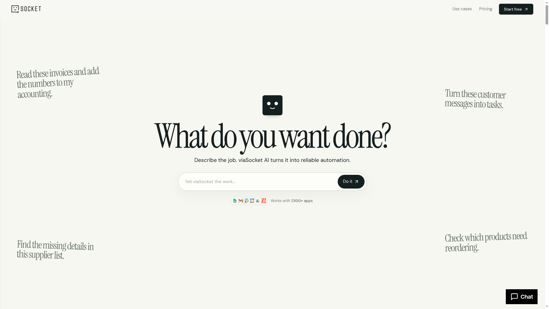 viaSocket screenshot